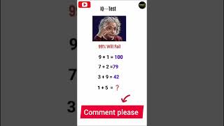 new gugli question for inteligent 2024 gugli maths shortvideos [upl. by Nesaj]