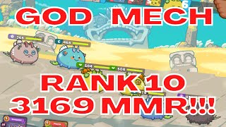 Rank 10 3169 MMR Plant Dusk God Mech  Season 20  Axie Infinity [upl. by Kingsly]