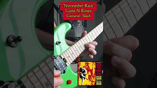 GNR  November Rain  1st Guitar Solo  Slash [upl. by Issi]