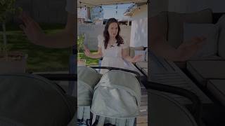 How to fold the Zoe twin v2 double stroller baby stroller zoe momlife [upl. by Faunie]