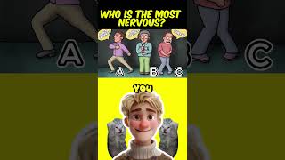 Who Is The Most Nervous😖 riddlesquiz riddle riddlechallenge quizzes memes funny meme [upl. by Crim]