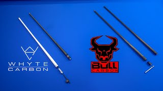 Carbon Fiber Cue Shafts with Interchangeable Joints [upl. by Dodson]