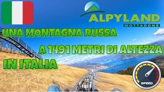 ALPYLAND MOTTARONE  IL FUN BOB ALPINE COASTER DEL LAGO MAGGIORE ITALY DA URLO😱 [upl. by Naud]