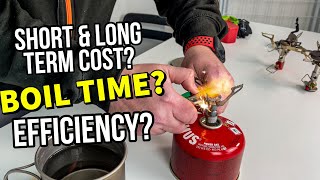 Jetboil Stash v Soto Windmaster v MSR Pocket Rocket 2 v BRS 3000  Which camping stove is better [upl. by Worlock]