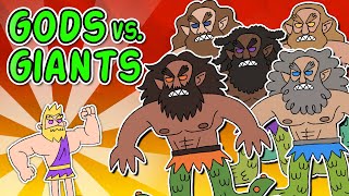 Greek Gods vs Giants  Greek Mythology Explained [upl. by Ivgnout109]