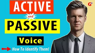 Active Voice and Passive Voice in English Grammar [upl. by Dimitry]