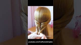 Easy braid hacks 😱 hairstyles hairtutorial [upl. by Nessi]