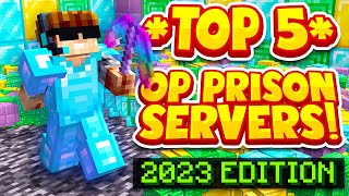 BEST PRISON SERVERS 2023 EDITION  Best Minecraft OP Prison  18112118119120BEDROCK [upl. by Monarski]