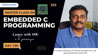 Master Class on quotEmbedded C ProgrammingquotDAY 130  M K Jeevarajan [upl. by Cherye]