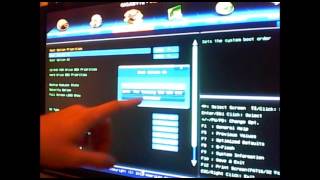 How To Change 970ADS3P GIGABYTE Mobo Boot Priorities [upl. by Ko]