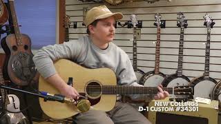 New Collings D1 Custom no 34301 acoustic guitar demo [upl. by Baird]