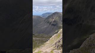 Scafell Pike Lake District ⛰️ scafellpike mountains solohiking [upl. by Minetta]