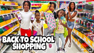 Family Of 8 Back To School Shopping 😩 [upl. by Stratton]