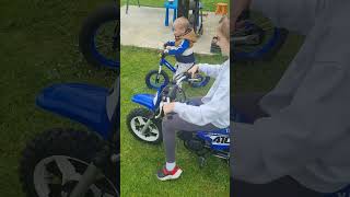 Yamaha balance bike vs Yamaha PWvigosworld [upl. by Quiteri]