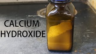 How to make Calcium Hydroxide CaOH2 [upl. by Dasie]