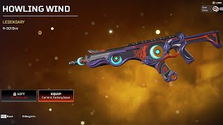 New R301 skin quotHowling Windquot showcase [upl. by Annahtur]