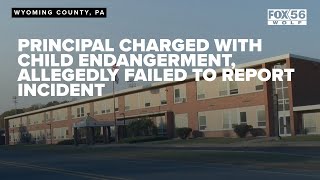 Principal charged with child endangerment allegedly failed to report incident [upl. by Talbott659]