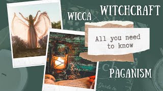 Wicca Witchcraft Paganism  History amp Differences amp How to practice [upl. by Emilia]