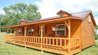 Amish Cabin Company Appalachian Model Tour [upl. by Aseefan779]