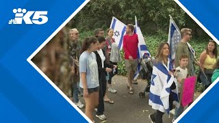 Hundreds gather in Mercer Island to honor 6 Israeli hostages killed in Gaza [upl. by Aliuqet]