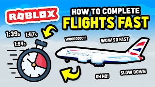 How to Complete Flights FAST in Cabin Crew Simulator Roblox [upl. by Hentrich217]