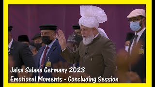 Emotional Moments  Concluding Session  Jalsa Salana Germany 2023  Nazm Nazam Tarane  Ahmadiyya [upl. by Tichonn]