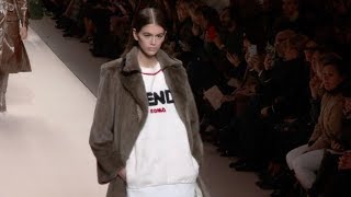 Kaia Gerber Gigi Hadid Adwoa Aboah and more on the runway for the Fendi Show [upl. by Slosberg112]