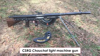 Shooting a French Fusil Mitrailleur Modele 1915 CSRG quotChauchatquot light machine gun [upl. by Calisa]