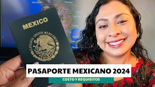 Pasaporte mexicano 2024 cómo sacar la cita y requisitos de primera vez [upl. by Lowry]