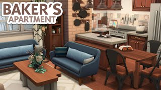 Baker’s Apartment  The Sims 4 Speed Build Apartment Renovation [upl. by Ajim]