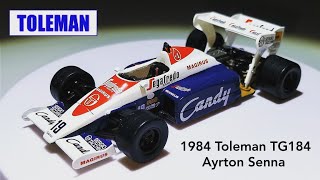 Toleman TG184 F1 1984 ASenna escala 143 [upl. by Francklyn]