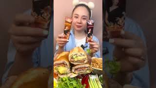 Ăn Cùng Tik Tok  Mukbang Bánh Mì Khổng Lồ  Mukbang Theo Phong Cách Douyin  CHOOCDZZ VIETNAM 🇻🇳 [upl. by Mauve]