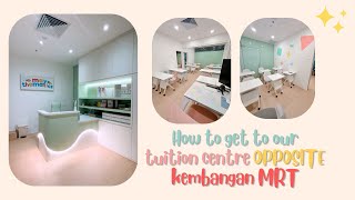 How to get to our Math Tuition Centre from Kembangan MRT in 1 minute ✨ [upl. by Idolla]