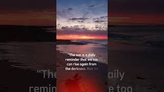 Jurien Bay Western Australia Sunset quote shine selfcare love [upl. by Ifill]