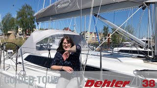 Dehler 38  Guided Tour [upl. by Akoyin197]