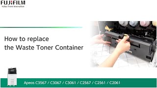 How to replace the Waste Toner Container [upl. by Andri]