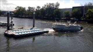 Pontoon Boat Dock [upl. by Eronaele574]