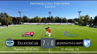 PIONIRI FK Železničar  FK Jedinstvo Stara Pazova 70 30 [upl. by Thun]