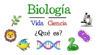 🦁 ¿Qué es la Biología 🌿 Fácil y Rápido  BIOLOGÍA [upl. by Ruzich]