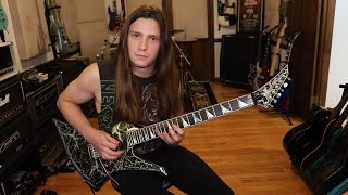 Deathmask Divine Solo  Brandon Ellis The Black Dahlia Murder [upl. by Anigriv]