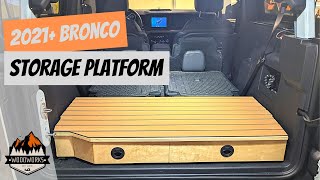 Ford Bronco Custom Storage Platform 2 door [upl. by Linskey810]