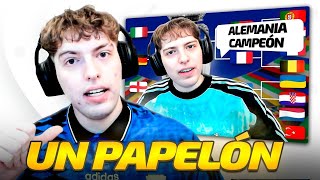 REACCION A MI PREDICCION DE EUROCOPA 2024  UN PAPELON [upl. by Thibault]