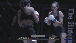 PF6 Mia Grawe VS Stephanie Gonzales bloody fight [upl. by Gavin841]