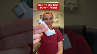 Doctor shows how to use your inhaler properly asthma inhaler copd doctor [upl. by Kiah]