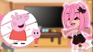 Gacha Club🐷Peppa Pig Family Reacts To Piggy Memes AnimationGacha Life [upl. by Dimitri697]