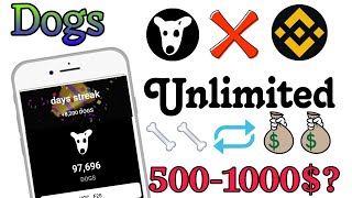 Earn 50100।। Dogs airdrop Unlimited Trick EarningEngine [upl. by Saloma890]