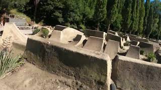 Angelo warming up on big jumps at Gorge Road dirtjump in Queenstown New Zealand [upl. by Edson976]