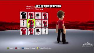 Red Dead Redemption Xbox LIVE Avatar Clothes [upl. by Rivers]