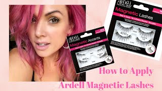 Ardell Magnetic Lashes How to Apply the Stay Put Way [upl. by Acirt]