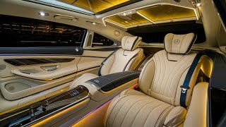 MercedesMaybach SClass Full View in VIP Showroom  Luxury Redefined  Zoom Drives [upl. by Rand]